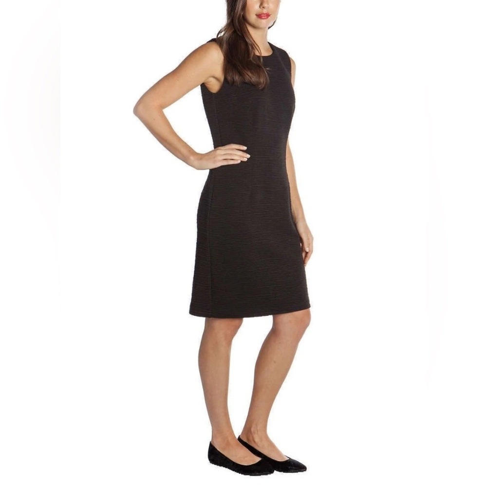 Mario Serrani Sleeveless Black Sheath Dress Small‎